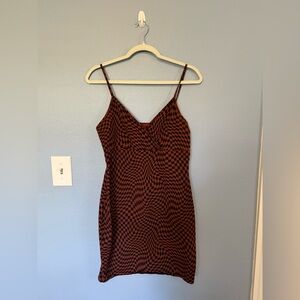 Wild fable bodycon checkered mini dress plus-size 2x